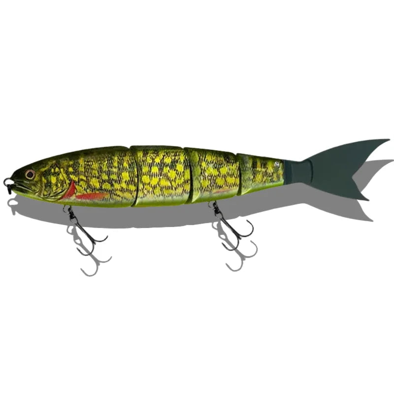 Balam Swimbait 150mm Fishing Lures Floating 25g Slow Sinking 28g Multi Jointed Hard Baits Section Peche for Big Bass Pike Muskie