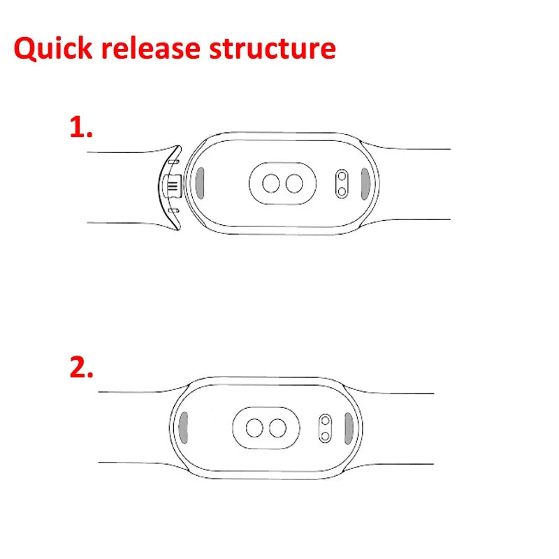 2025 Strap for Xiaomi Mi Band 10/9/8 NFC Bracelet Silicone Wrist Miband 9 NFC Replacement pulsera correa Sport Strap