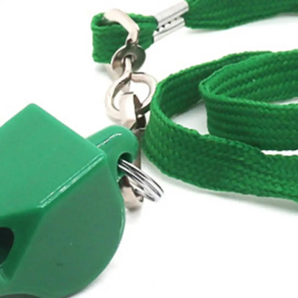 Loud Pea-shaped Whistle 120 Decibel Whistle Professional Sports Whistle Set with Lanyard Mouth Grip for Coaches Referees