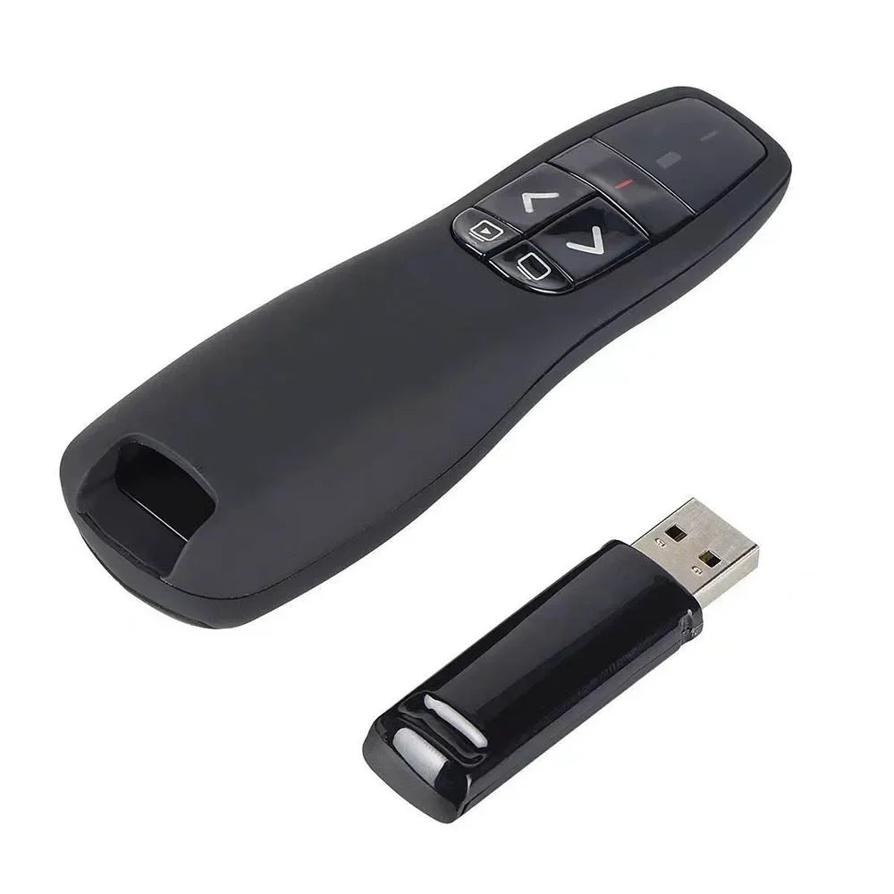 2.4GHz PPT Flip Pen Pointer Wireless USB Powerpoint Presentation Clicker Presenter for Powerpoint Remote Control with Red Light