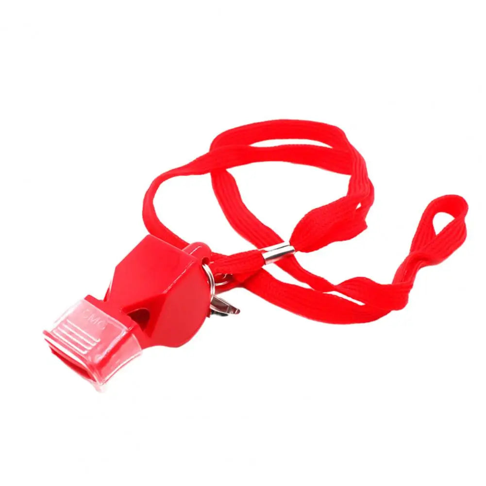Loud Pea-shaped Whistle 120 Decibel Whistle Professional Sports Whistle Set with Lanyard Mouth Grip for Coaches Referees
