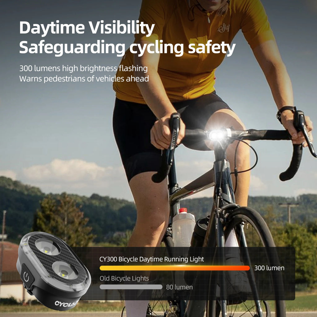CYCLAMI Bicycle Headlights Front Light  Type-C Charging Waterproof MTB Road Bike Lights Cycling Accessories
