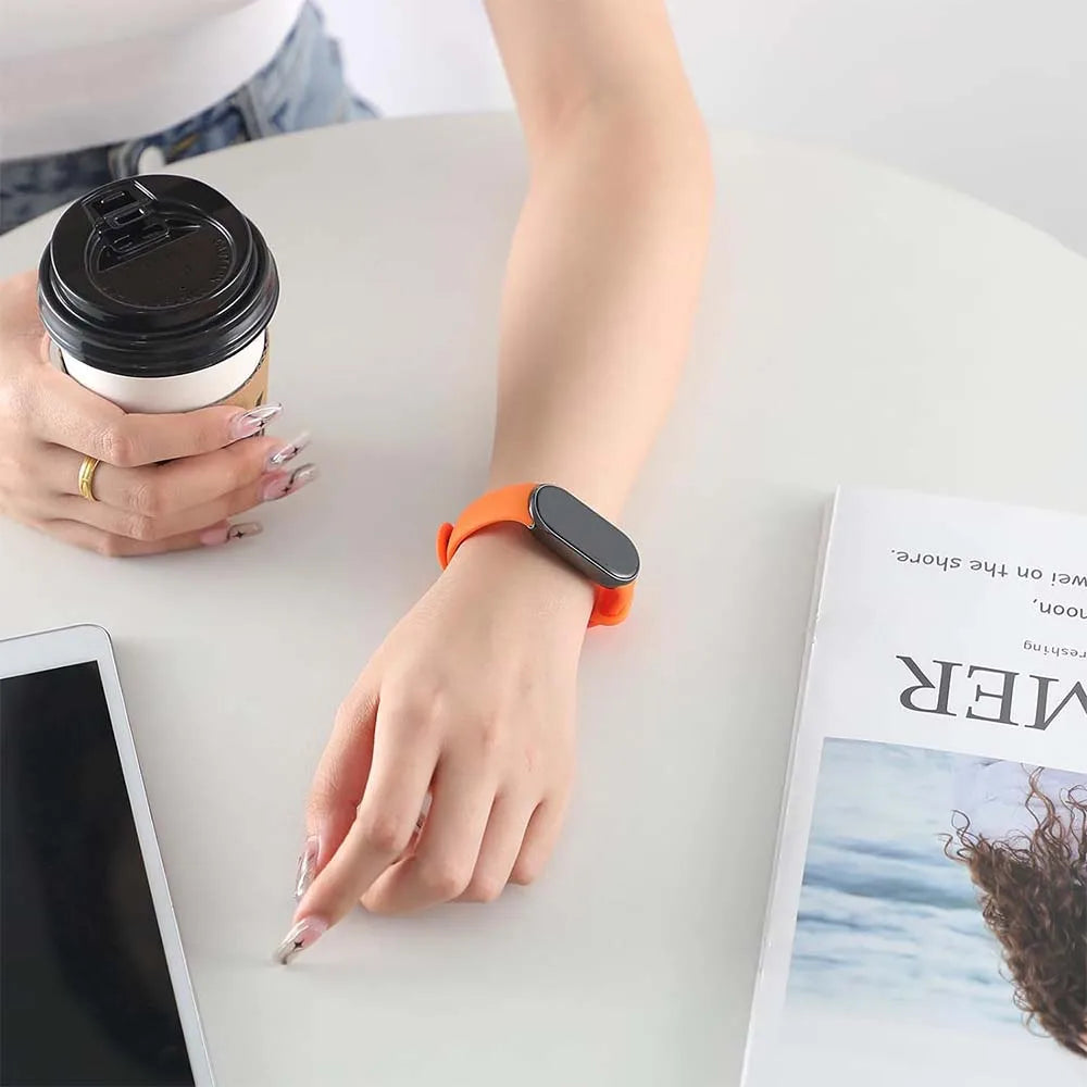 2025 Strap for Xiaomi Mi Band 10/9/8 NFC Bracelet Silicone Wrist Miband 9 NFC Replacement pulsera correa Sport Strap