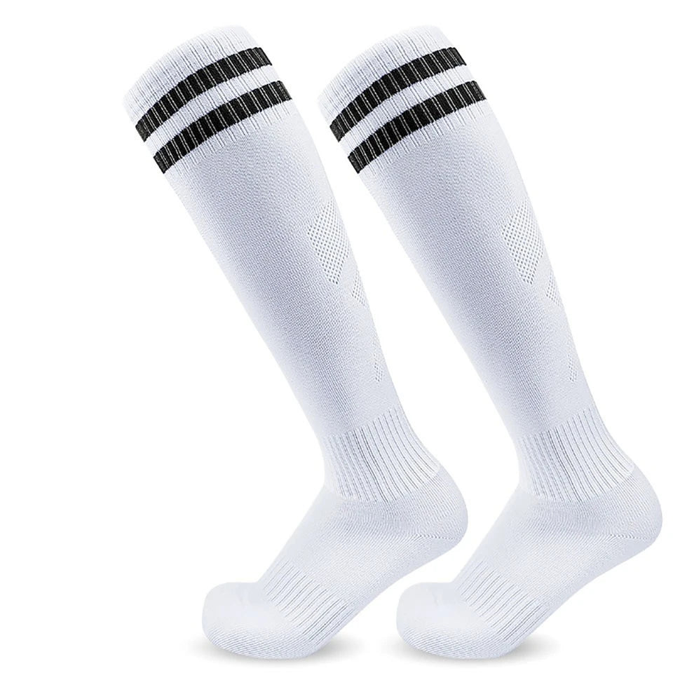 Loogdeel 26-45 Children Adult Football Sports Long Knee Socks Kids Soccer Baseball Adults Legging Stockings Children Sports Sock