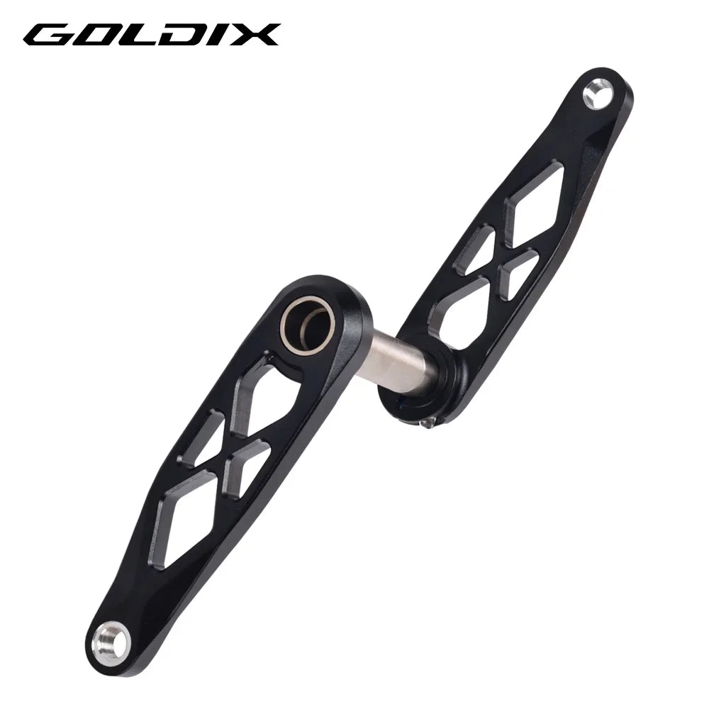 GOLDIX Mountain Bicycle BSA 24mm Crankset 165 170 175mm R-SPEC Trail Hollow Bike Crank Spindle DH AM XC for Shimano SRAM