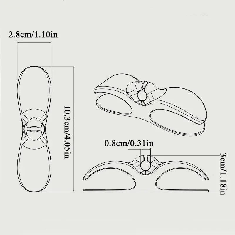 Cabinet Door & Countertop Cord Organizer | Heavy-Duty Adhesive Wire Plug Holder for Microwave Rice Cooker Appliance Storage