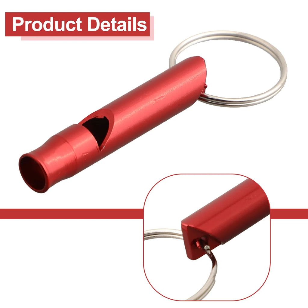 45*8mm Mini Survival Metal Whistle  Distress Pet Training Feeding Helper Outdoor Training Whistle Dogs Repeller Pet Training