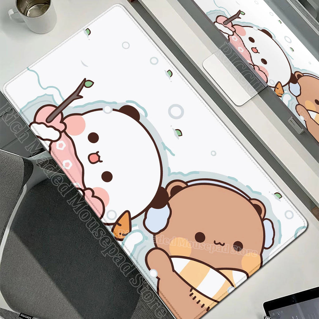 Cartoon Bubu Dudu Cute Deskmat Xxl Gamer Mouse Pad Anime Computer Table Mat Pc Accessories Mousepad Large Mats Office Mause Pads