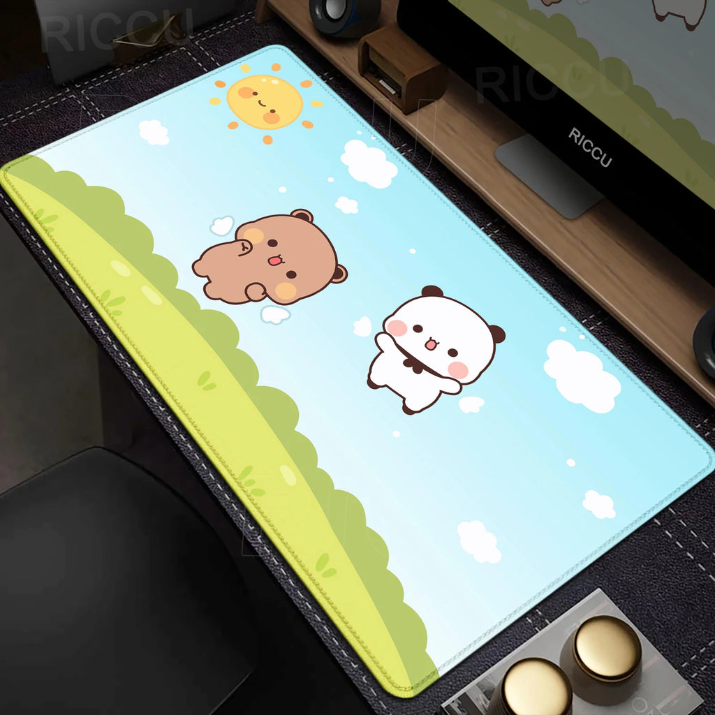 Cartoon Bubu Dudu Cute Deskmat Xxl Gamer Mouse Pad Anime Computer Table Mat Pc Accessories Mousepad Large Mats Office Mause Pads