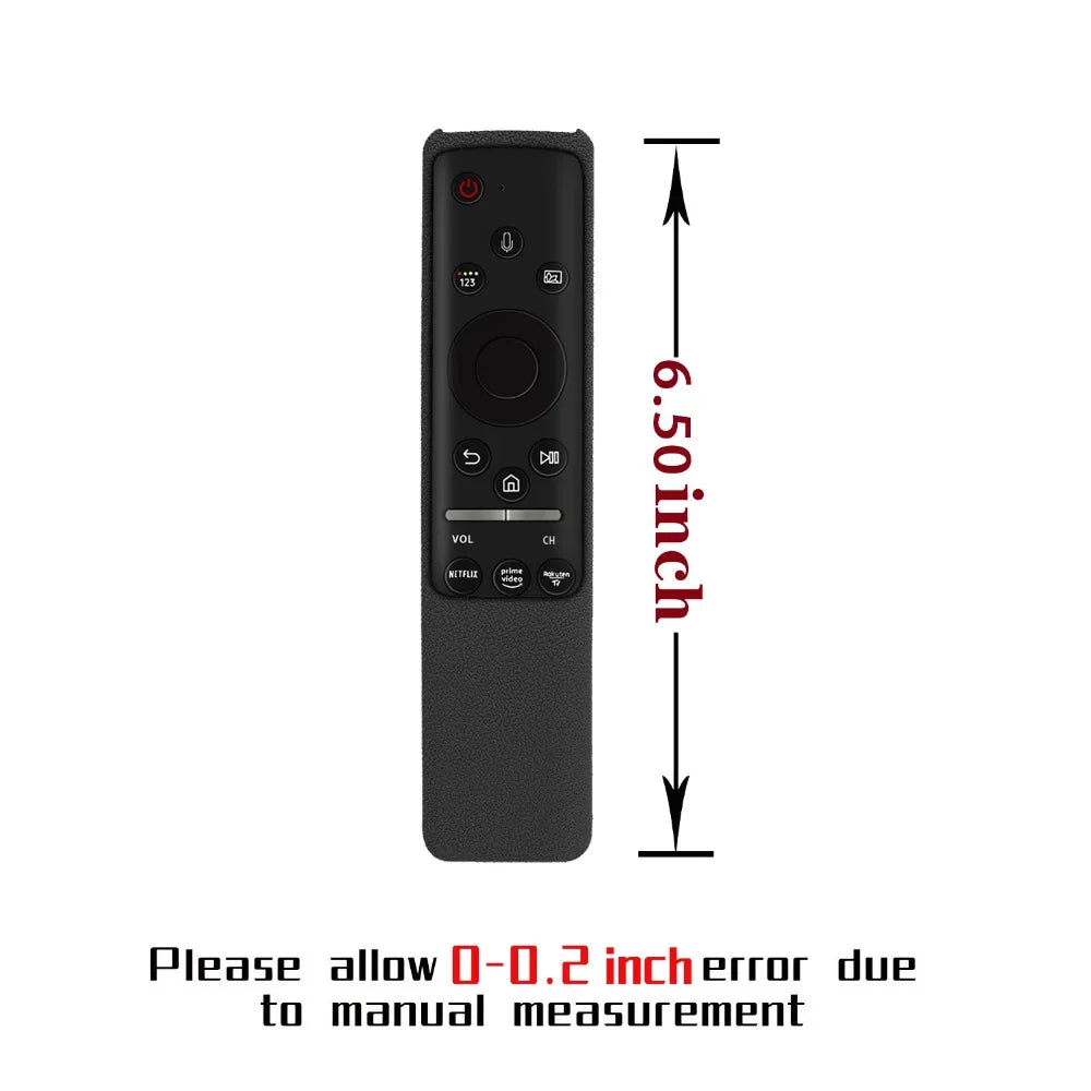 BN59-01312B Silicone Cover Fit for Samsung TV Voice Remote Control Case BN59-01312H BN59-01312F BN59-01312M RMCSPR1B Shockproof