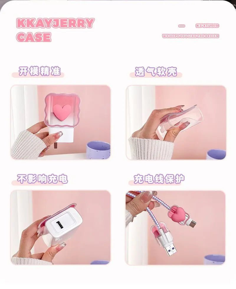 For Xiaomi 33W Data Cable Protective Cover Note/11/12/13/pro/k60/k50 Redmi Charger Head Protective Cable Cover Case