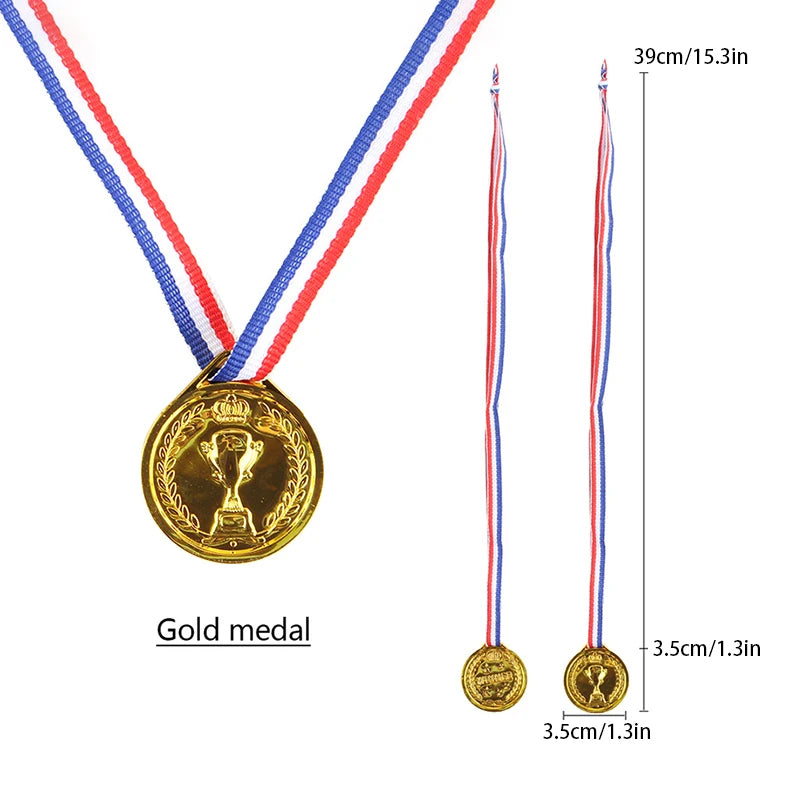 Gold Silver Bronze Award Medal Winner Reward Football Competition Prizes Award Medal For Souvenir Gift Outdoor Sport Kids Toys