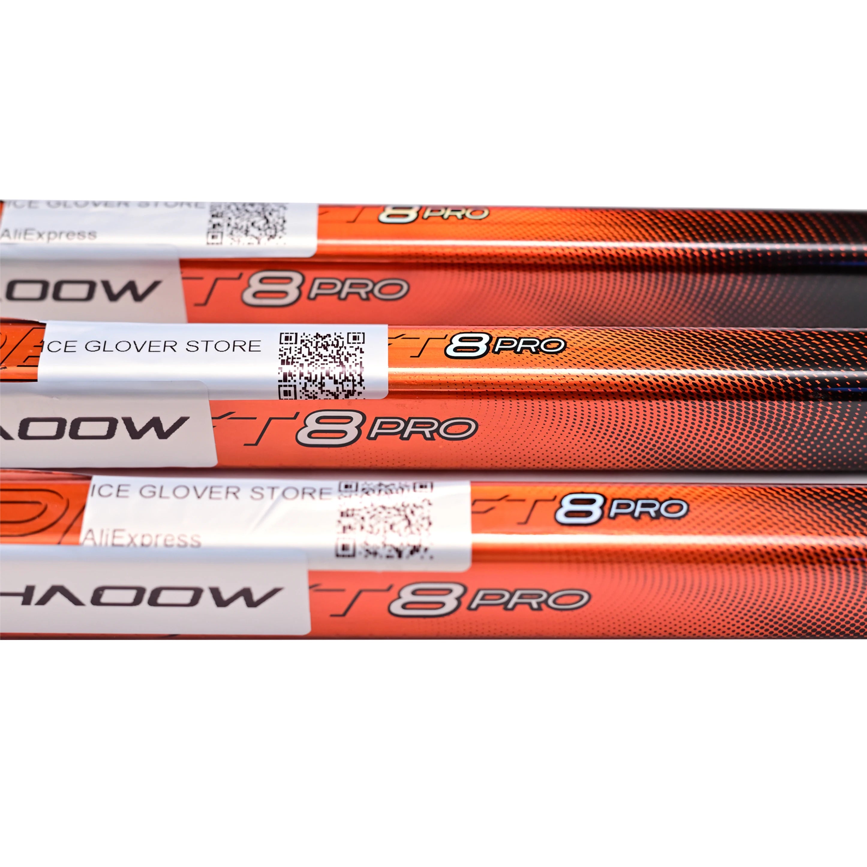 [4-Pack][Random Color][FT8] New Senior Ice Hockey Sticks Random FT8 PRO With Grip Carbon Fiber  P92 P28 P29