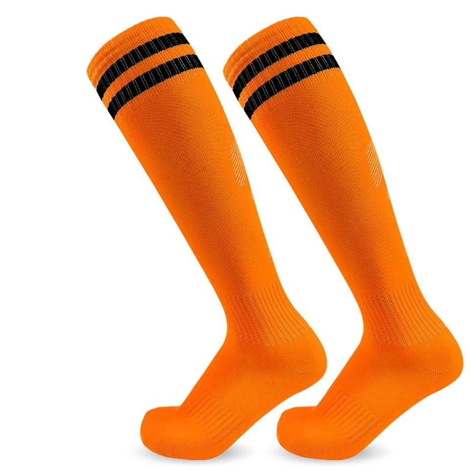 Loogdeel 26-45 Children Adult Football Sports Long Knee Socks Kids Soccer Baseball Adults Legging Stockings Children Sports Sock