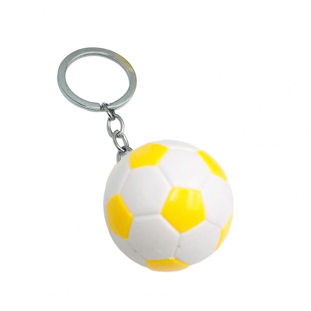 Football Key Chain Three dimensional Football Key Holder Souvenir Gifts Mini Soccer Key Pendant Sports Ornament for