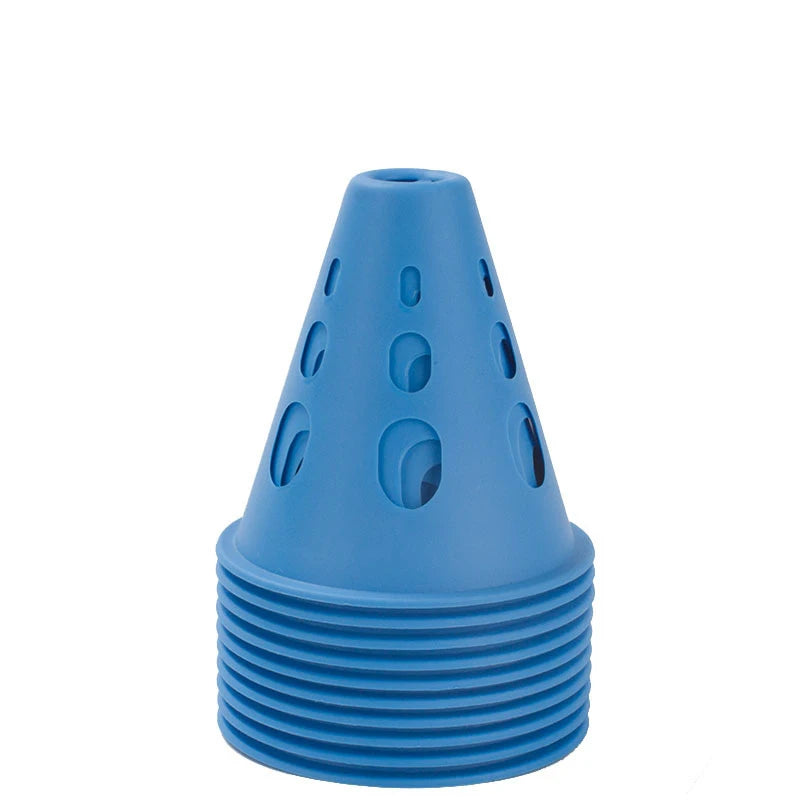 1pcs Marking Training Road Cone Roller Skating Piles Portable Multifunctional Skates Roadblocks Soccer Training Obstacles Props