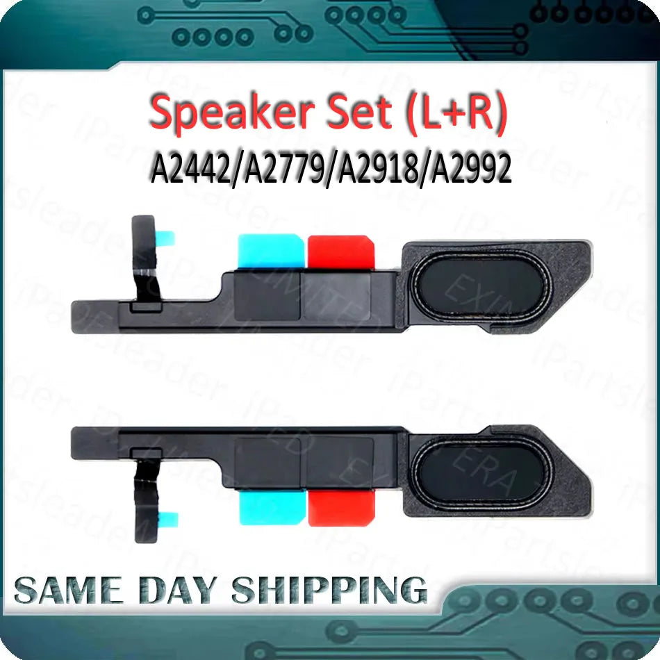 New A2442 A2779 A2918 A2992 Speaker for Macbook Pro 14" M1 M2 M3 Pro/Max Left and Right Internal Loudspeaker Set 2021-2023 Year