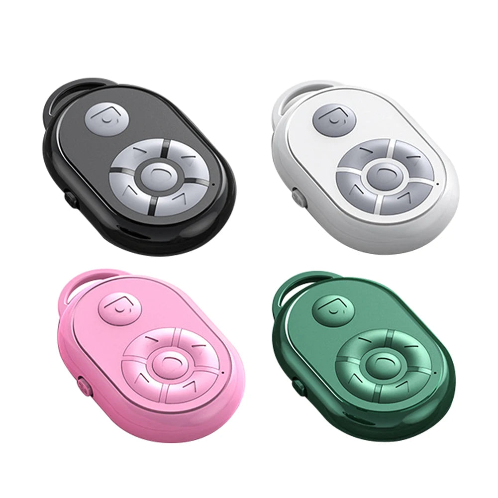 Remote Control Page Turner Bluetooth Smart Phone Screen Auto Clicker for Gaming Live 10m Camera Shutter Video Remote For tiktok