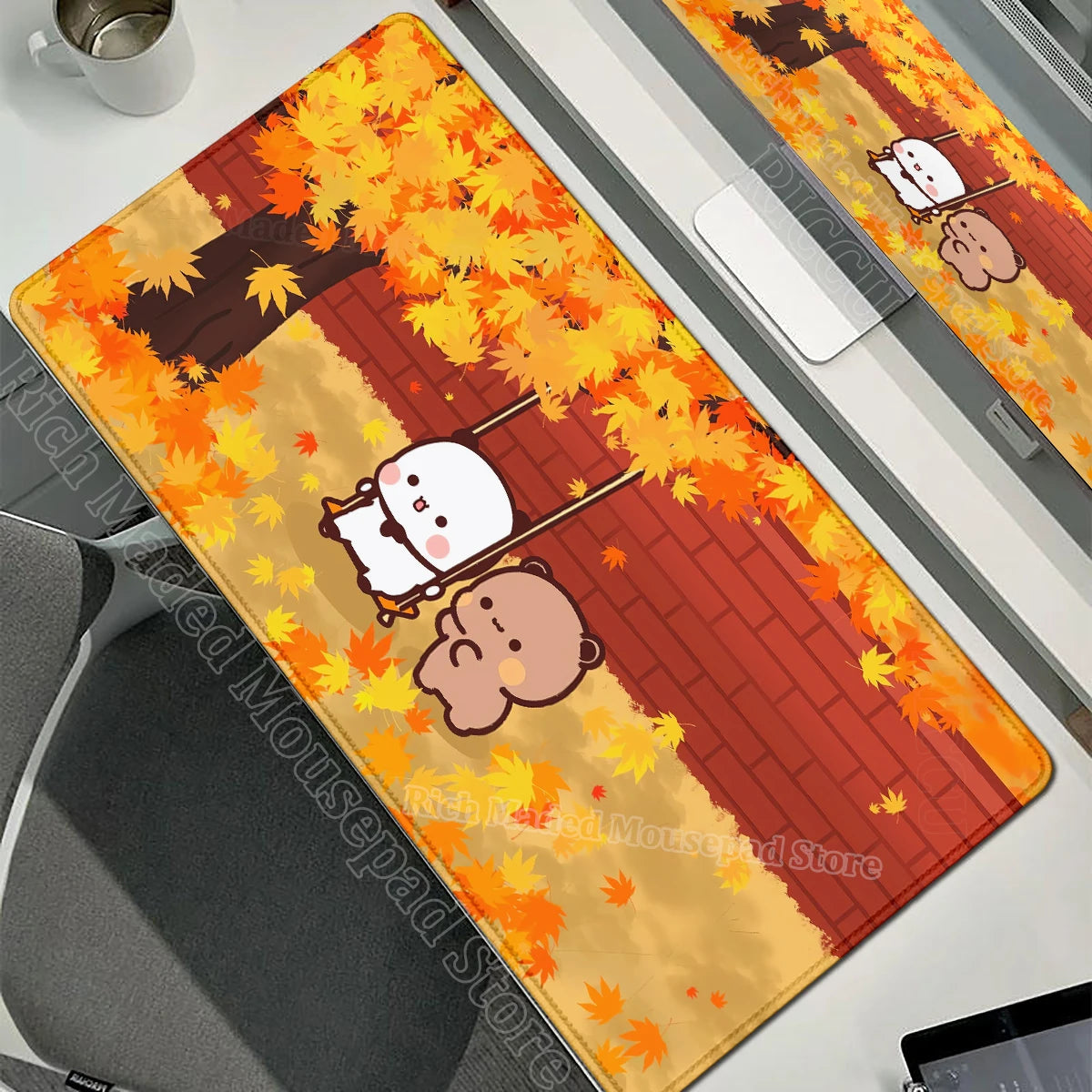Cartoon Bubu Dudu Cute Deskmat Xxl Gamer Mouse Pad Anime Computer Table Mat Pc Accessories Mousepad Large Mats Office Mause Pads
