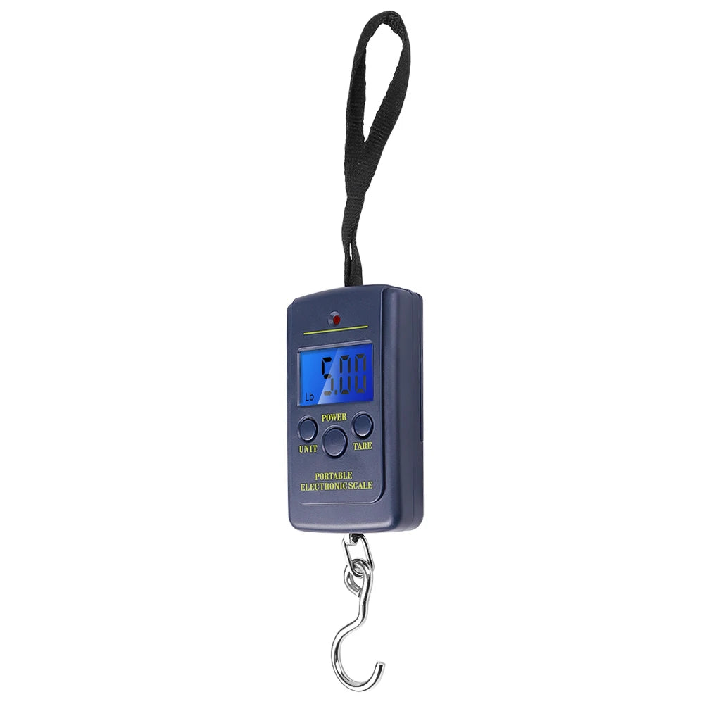 Kitchen Scales Weight Scale Portable Digital LCD Scale 40kg Electronic Luggage Hanging Suitcase Travel Bag Weight Balance Tool