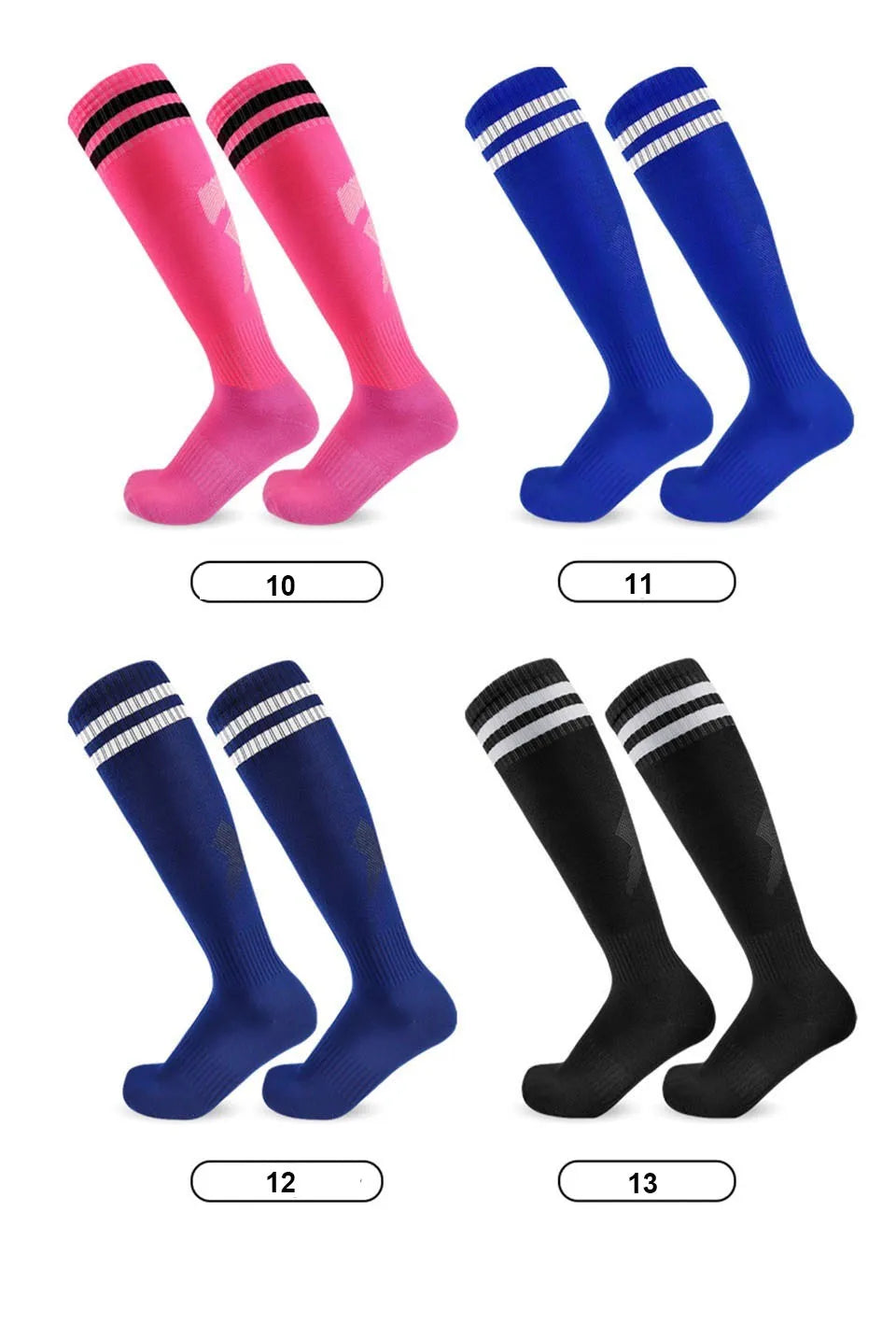 Loogdeel 26-45 Children Adult Football Sports Long Knee Socks Kids Soccer Baseball Adults Legging Stockings Children Sports Sock