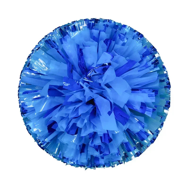Colorful Cheerleading Pom Poms Girls Kids Finger Cheer Balls Gold Silver Purple Blue Red Green Dance Cheerleading Accessories