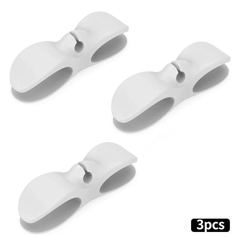 Cabinet Door & Countertop Cord Organizer | Heavy-Duty Adhesive Wire Plug Holder for Microwave Rice Cooker Appliance Storage